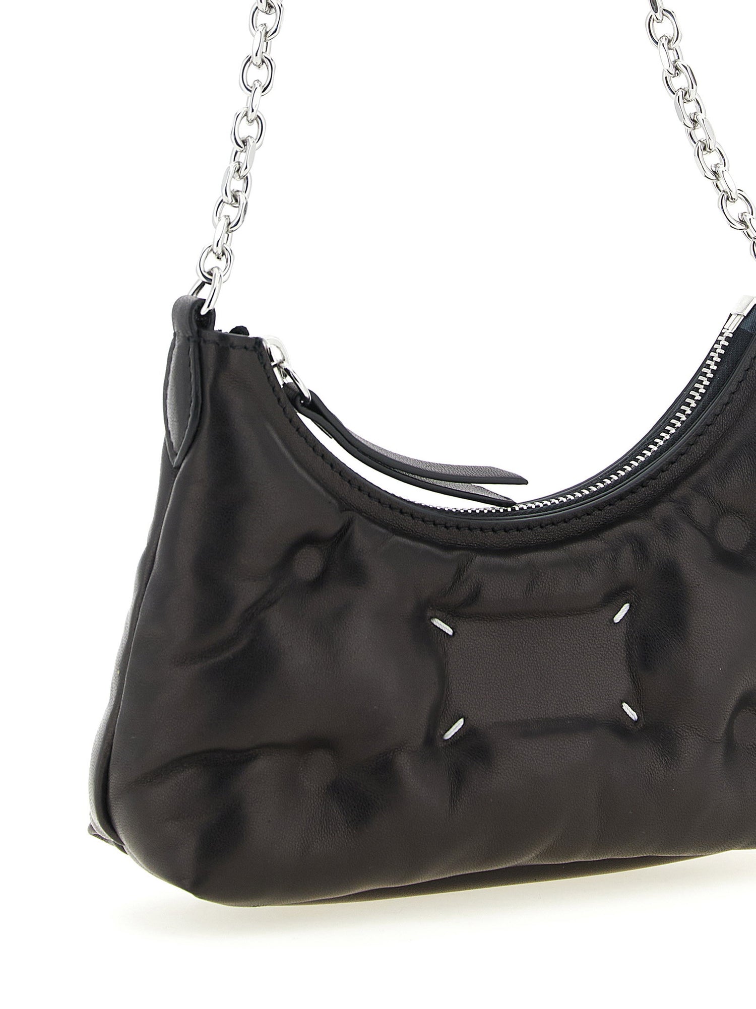 Maison Margiela Glam Slam Hobo Micro Shoulder Bag Black