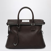 Maison Margiela Medium Loved to Death 5AC Leather Handbag Brown