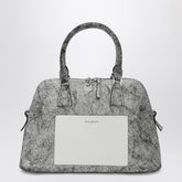 Maison Margiela 5AC Loved to Death Medium Leather Handbag White