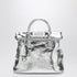 Maison Margiela 5AC Classic Mini Metallic Silver Leather Bag Metal
