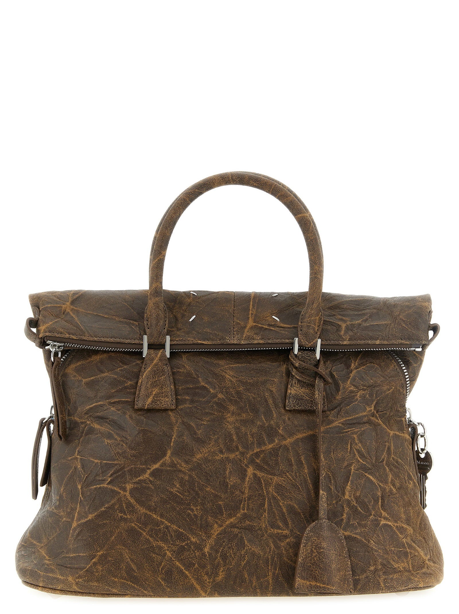 Maison Margiela 5ac Soft Medium Shoulder Bag Brown