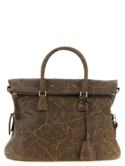 Maison Margiela 5ac Soft Medium Shoulder Bag Brown