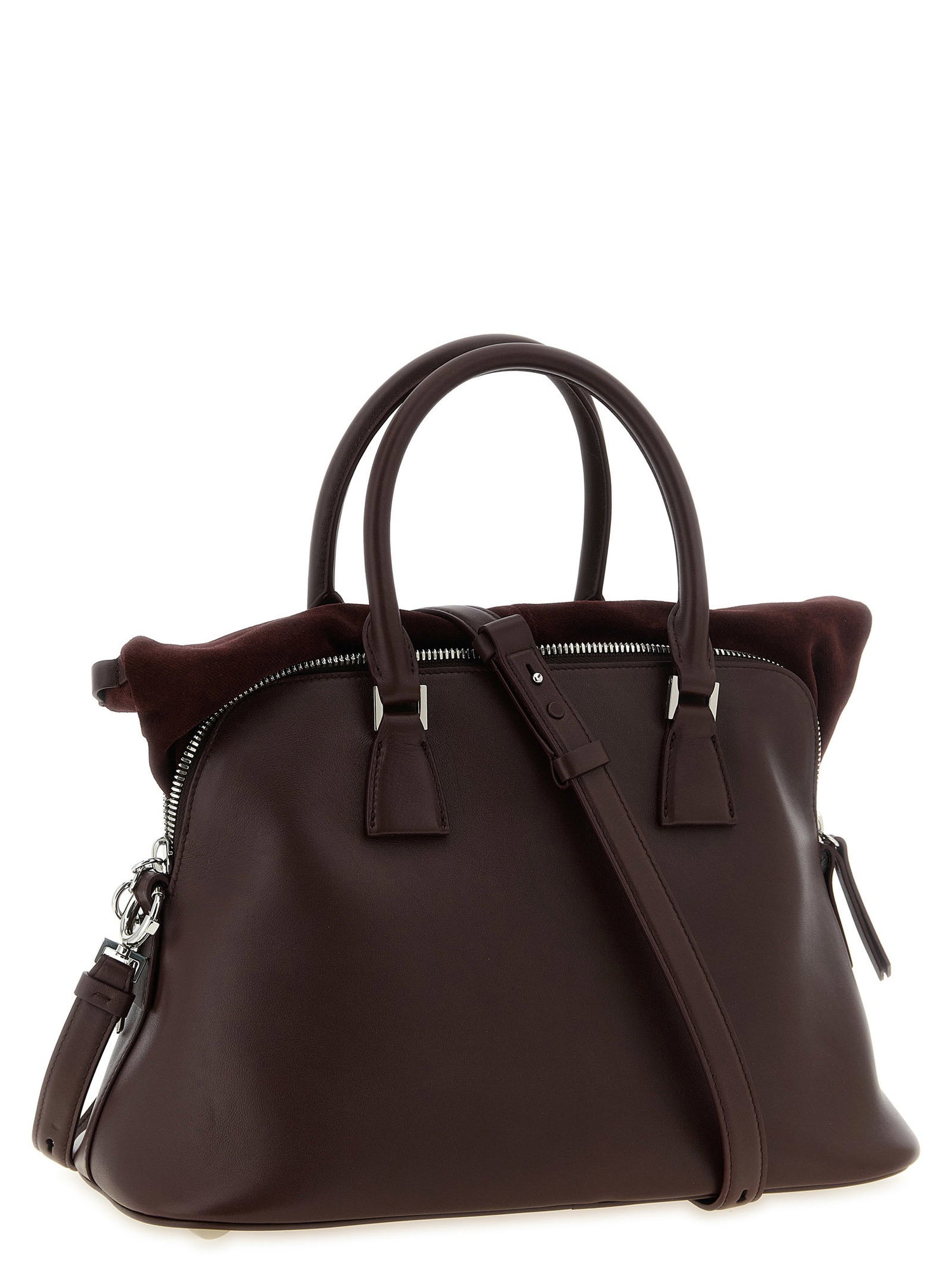 Maison Margiela 5ac Soft Medium Shoulder Bag Bordeaux
