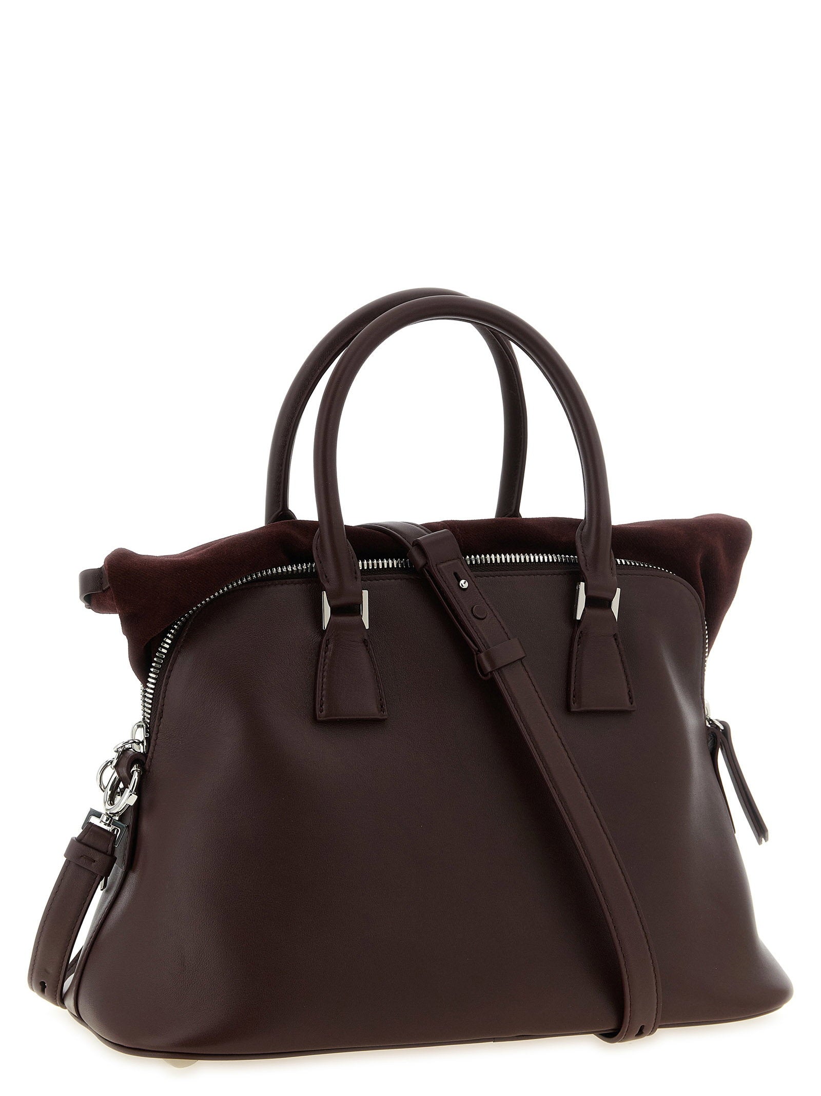Maison Margiela 5ac Soft Medium Shoulder Bag Bordeaux