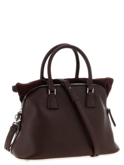 Maison Margiela 5ac Soft Medium Shoulder Bag Bordeaux