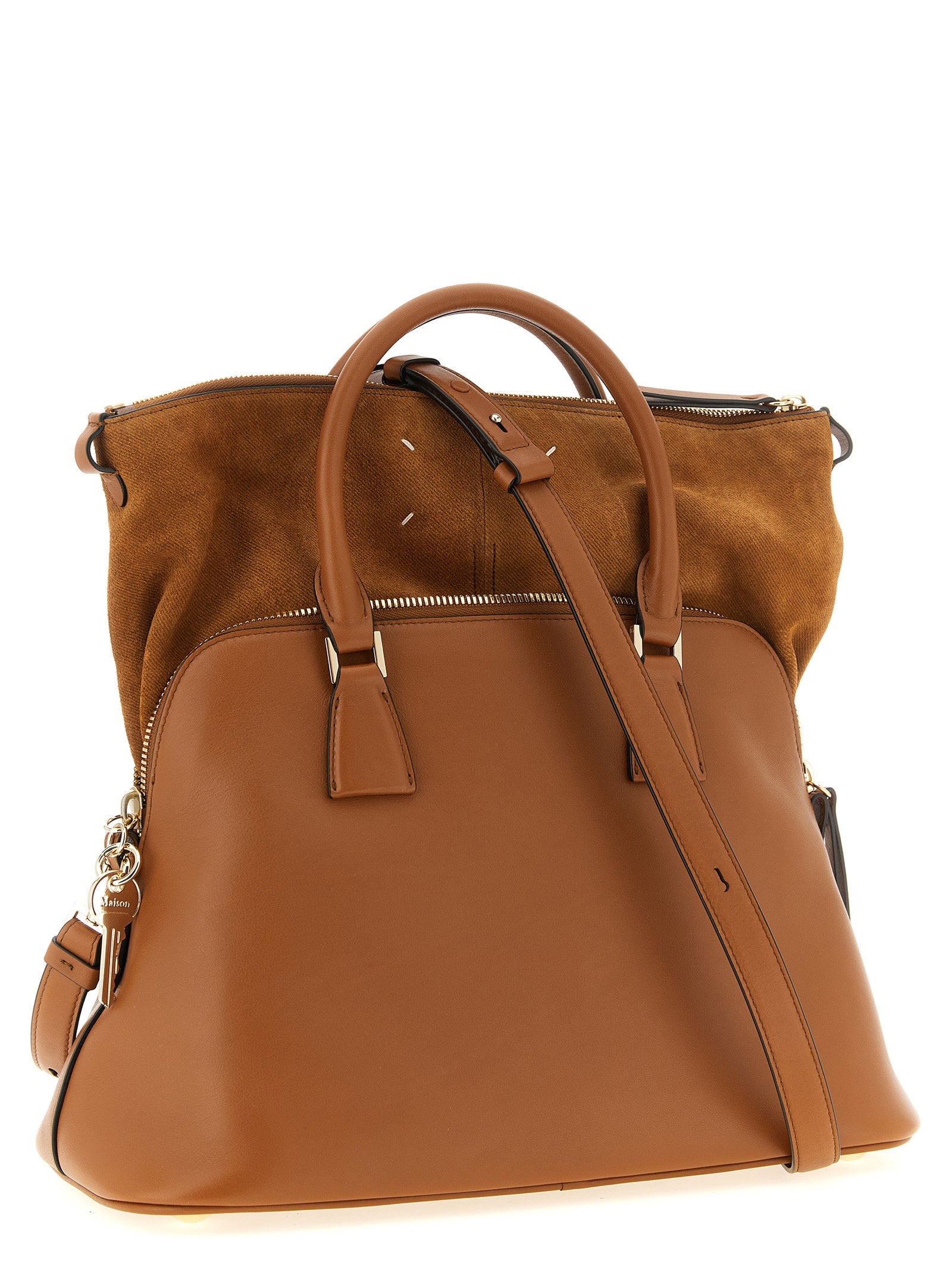 Maison Margiela 5ac Soft Medium Shoulder Bag Brown