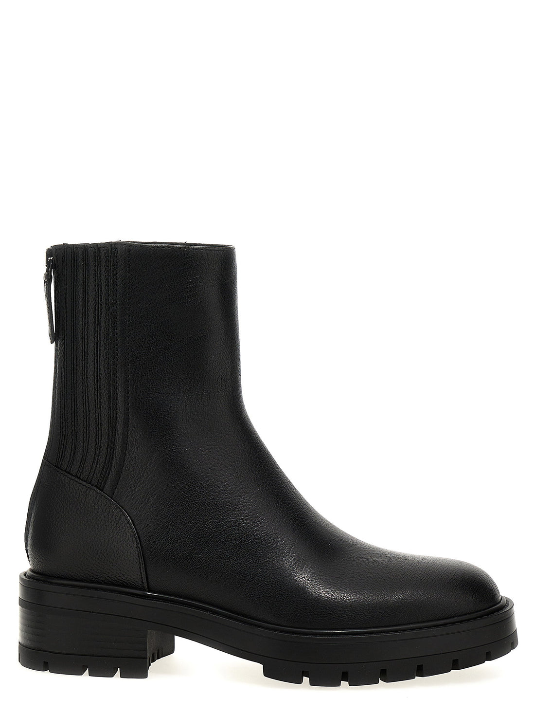 Aquazzura Saint Honore Ankle Boots Black
