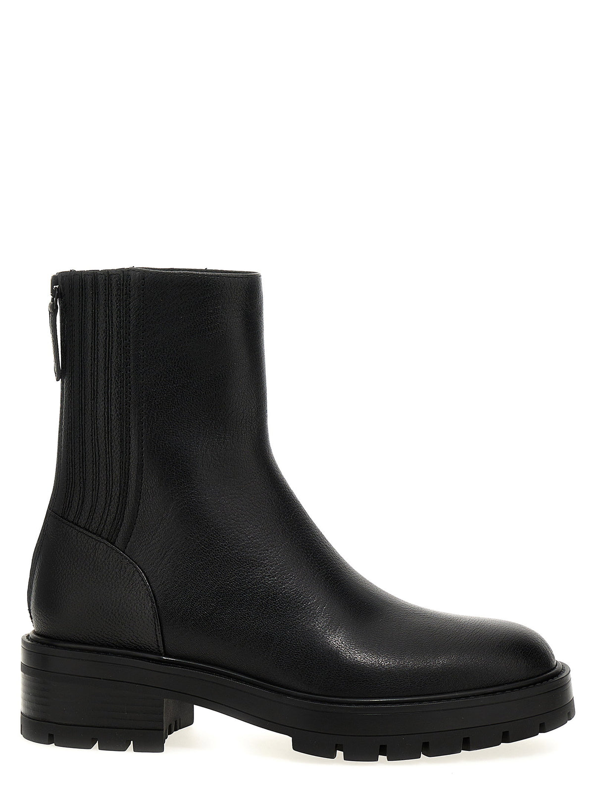 Aquazzura Saint Honore Ankle Boots Black