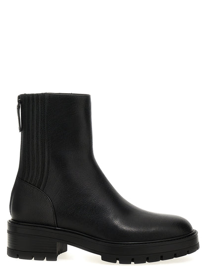Aquazzura Saint Honore Ankle Boots Black