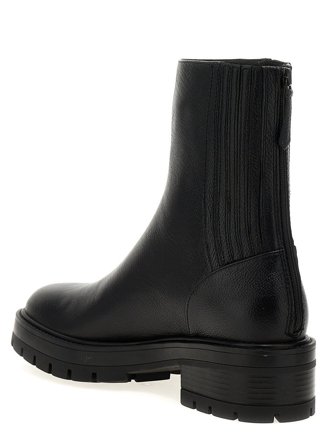 Aquazzura Saint Honore Ankle Boots Black