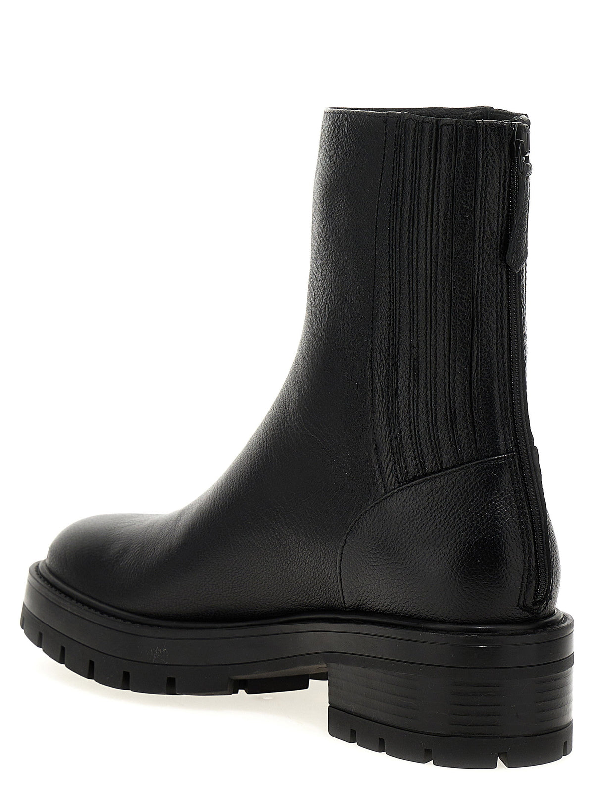 Aquazzura Saint Honore Ankle Boots Black