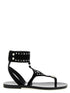 Isabel Marant Edil Sandals Black  