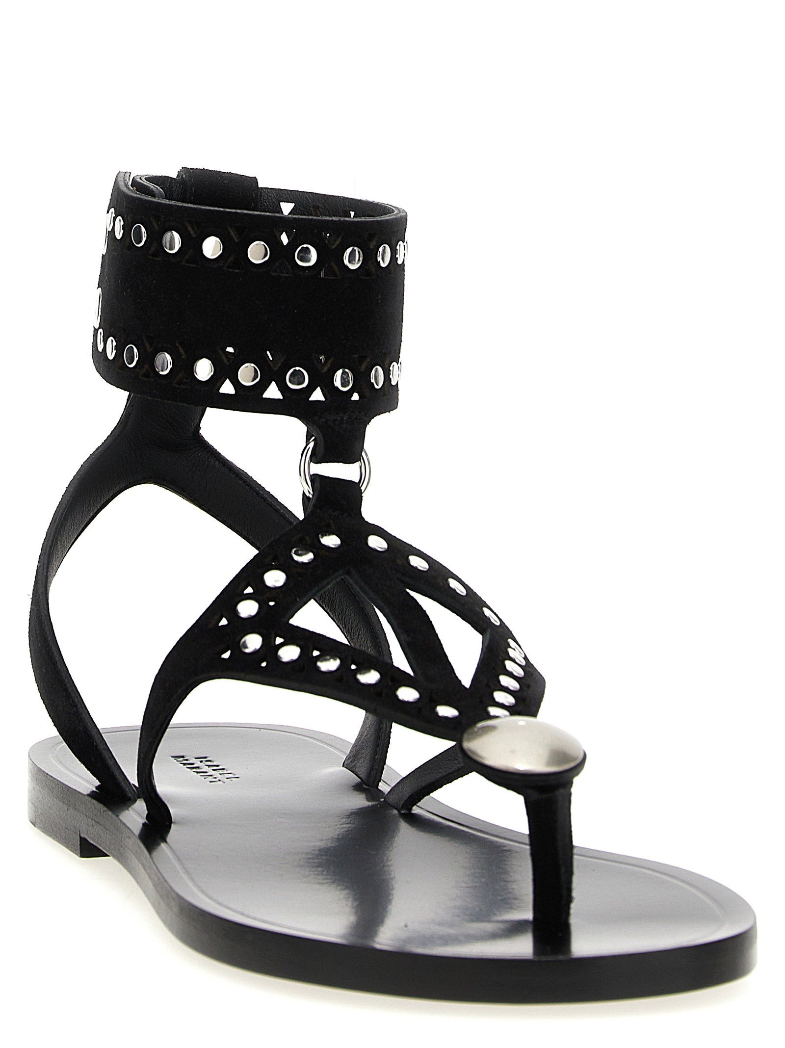 Isabel Marant Edil Sandals Black  