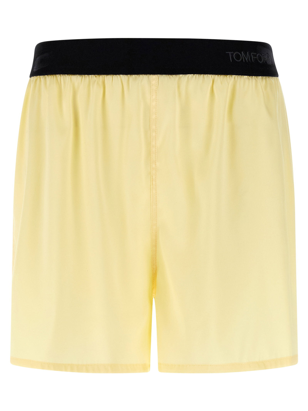 Tom Ford Silk Shorts Yellow