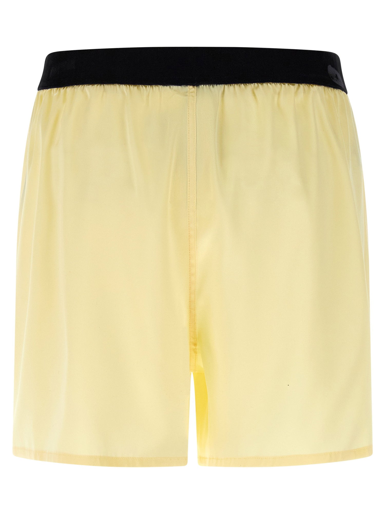Tom Ford Silk Shorts Yellow