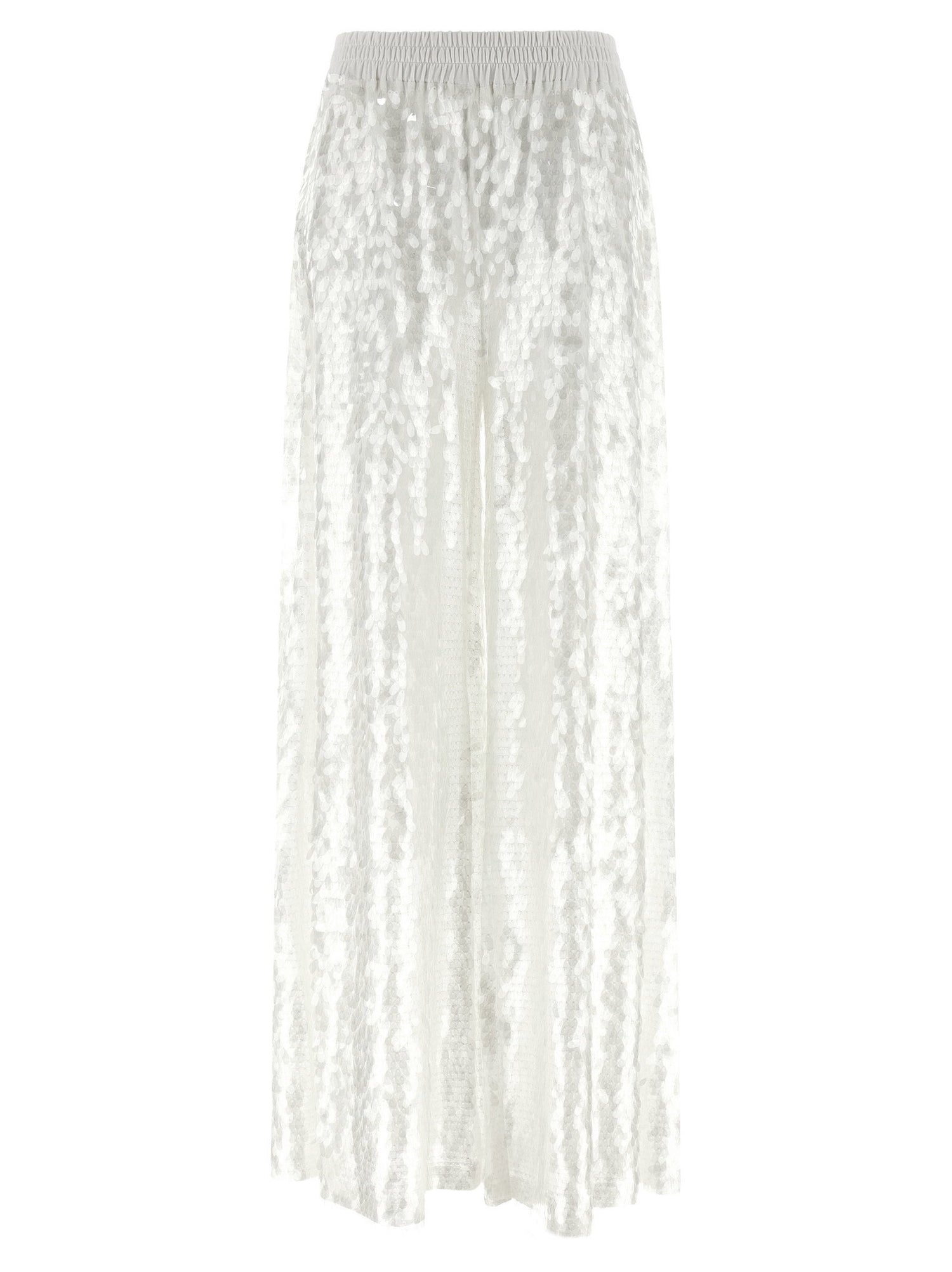 Norma Kamali Boyfriend Elephant Pants White
