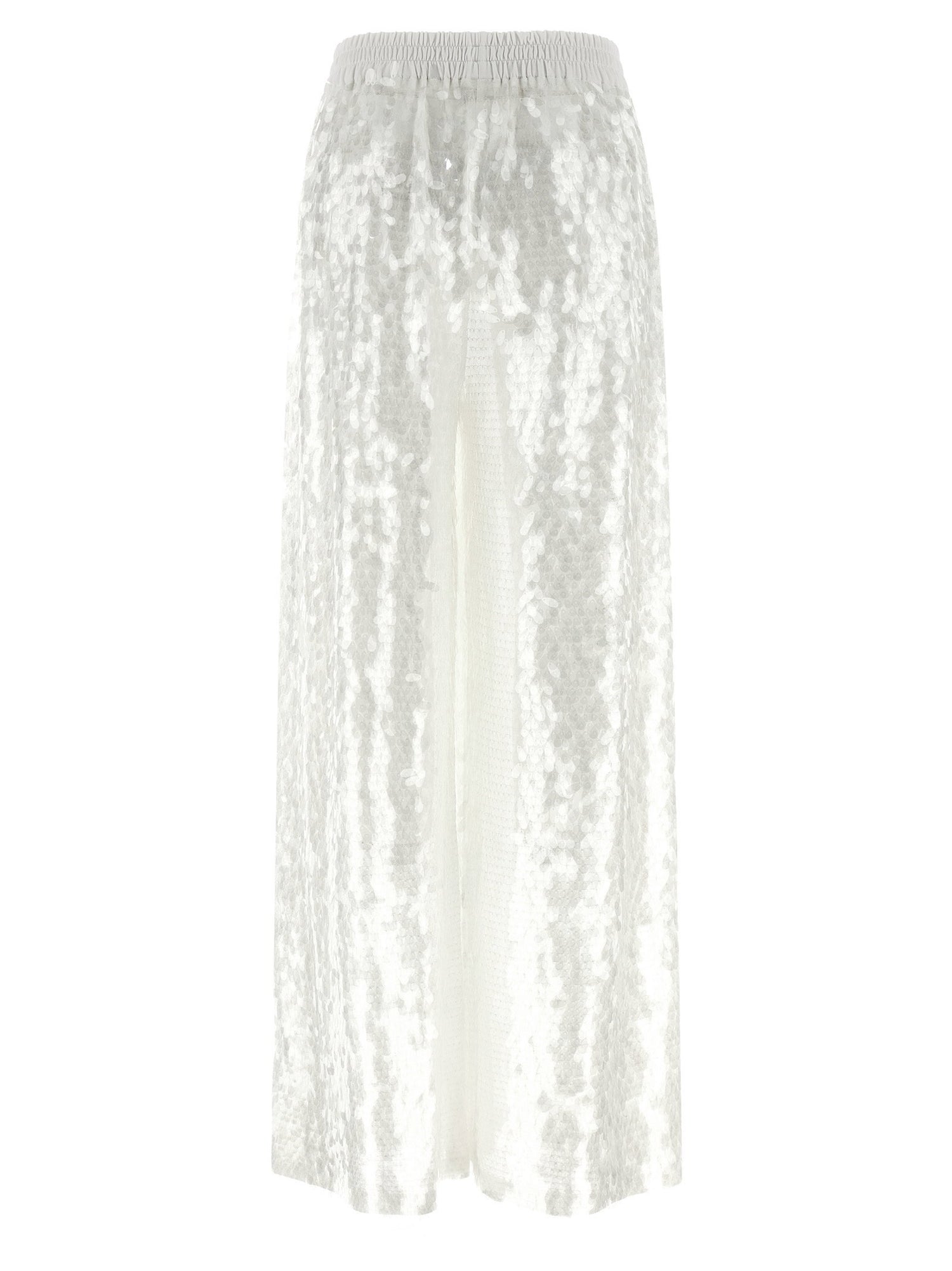 Norma Kamali Boyfriend Elephant Pants White