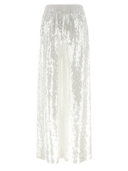 Norma Kamali Boyfriend Elephant Pants White