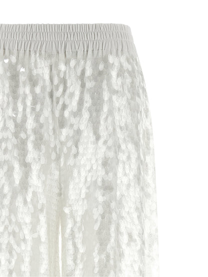 Norma Kamali Boyfriend Elephant Pants White