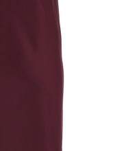 Norma Kamali Bias Slip Midi Dress Bordeaux