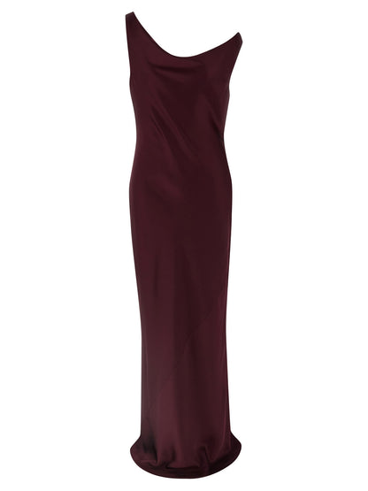 Norma Kamali Maria Dress Bordeaux