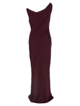Norma Kamali Maria Dress Bordeaux