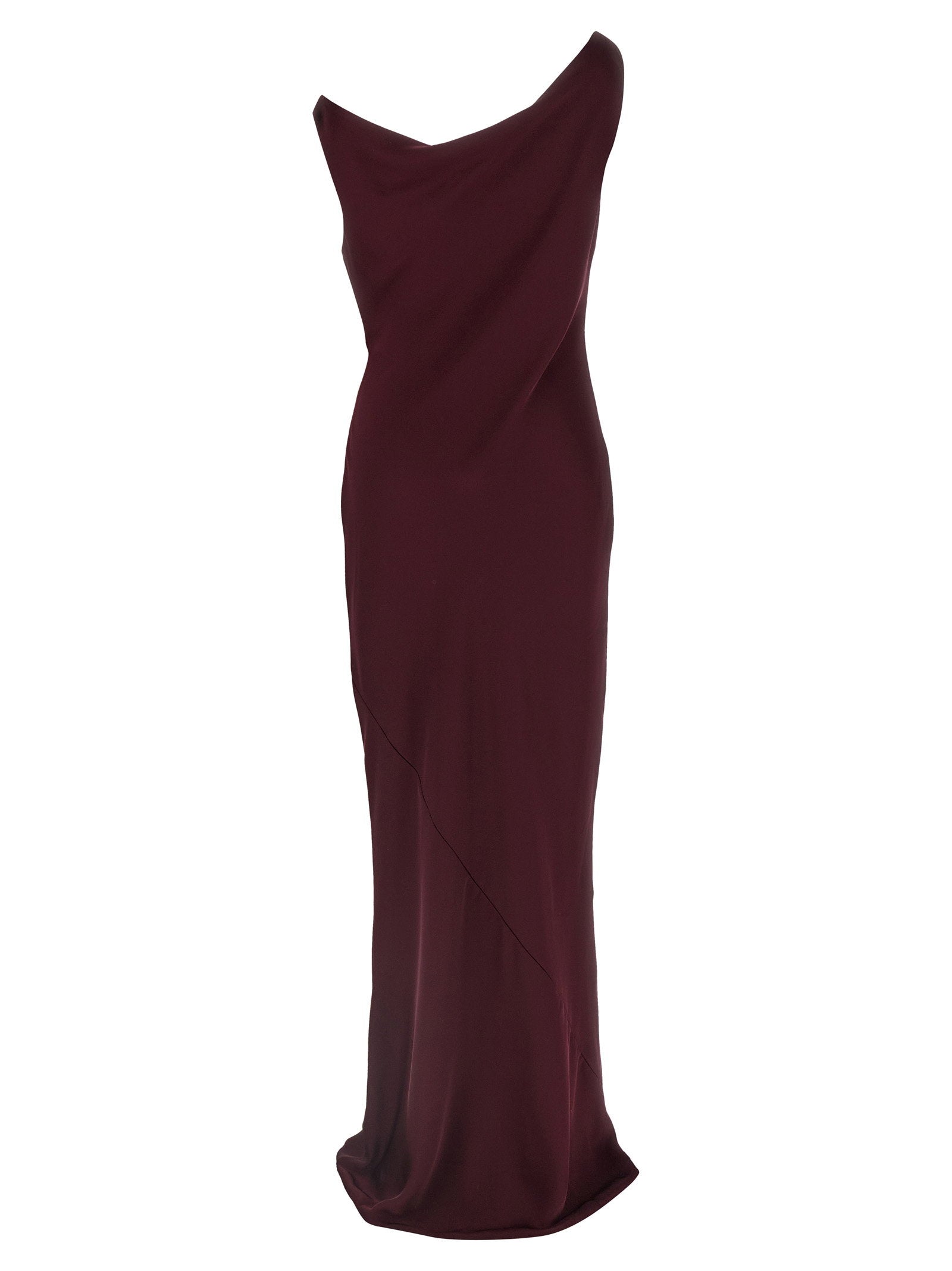 Norma Kamali Maria Dress Bordeaux
