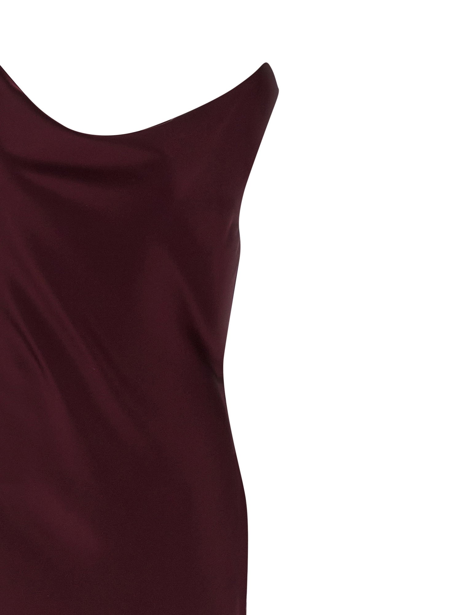 Norma Kamali Maria Dress Bordeaux