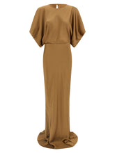 Norma Kamali Reverse Obie Dress Beige
