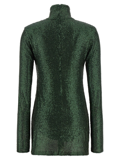 Norma Kamali Pickleball Dress Green