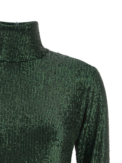 Norma Kamali Pickleball Dress Green