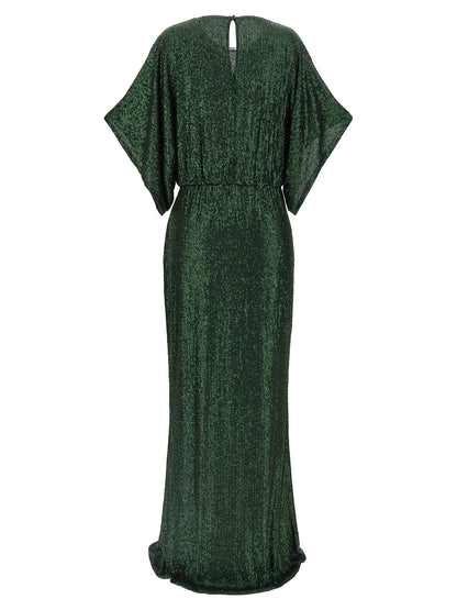 Norma Kamali Reverse Obie Dress Green
