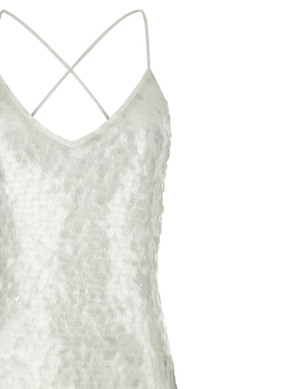 Norma Kamali Fara Dress White