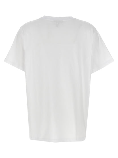 Ganni Leopard T-shirt White