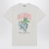Ganni Ivory Organic Cotton Grape Print T-shirt Beige