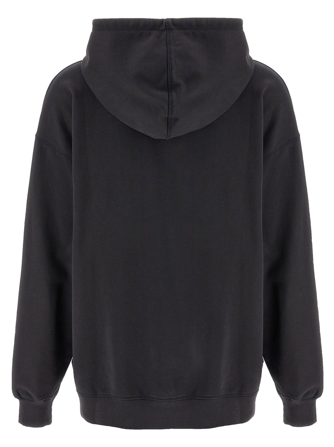 Ganni Basic Jersey Cherry Hoodie Gray