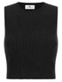 Elisabetta Franchi Top Tricot Black  