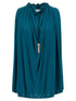 Balmain Pompon Catene Top Blue