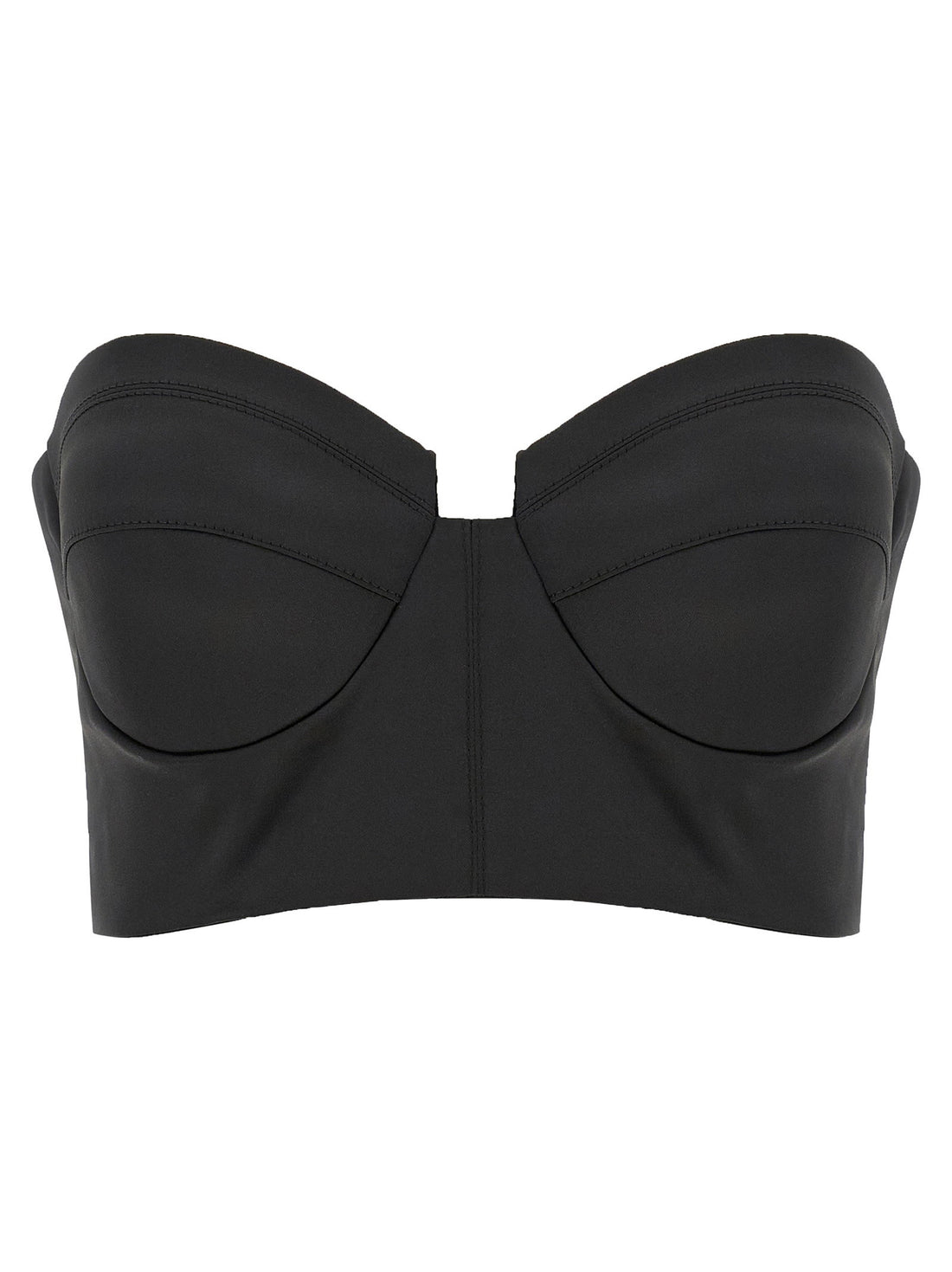 Elisabetta Franchi Bustier Top Black  