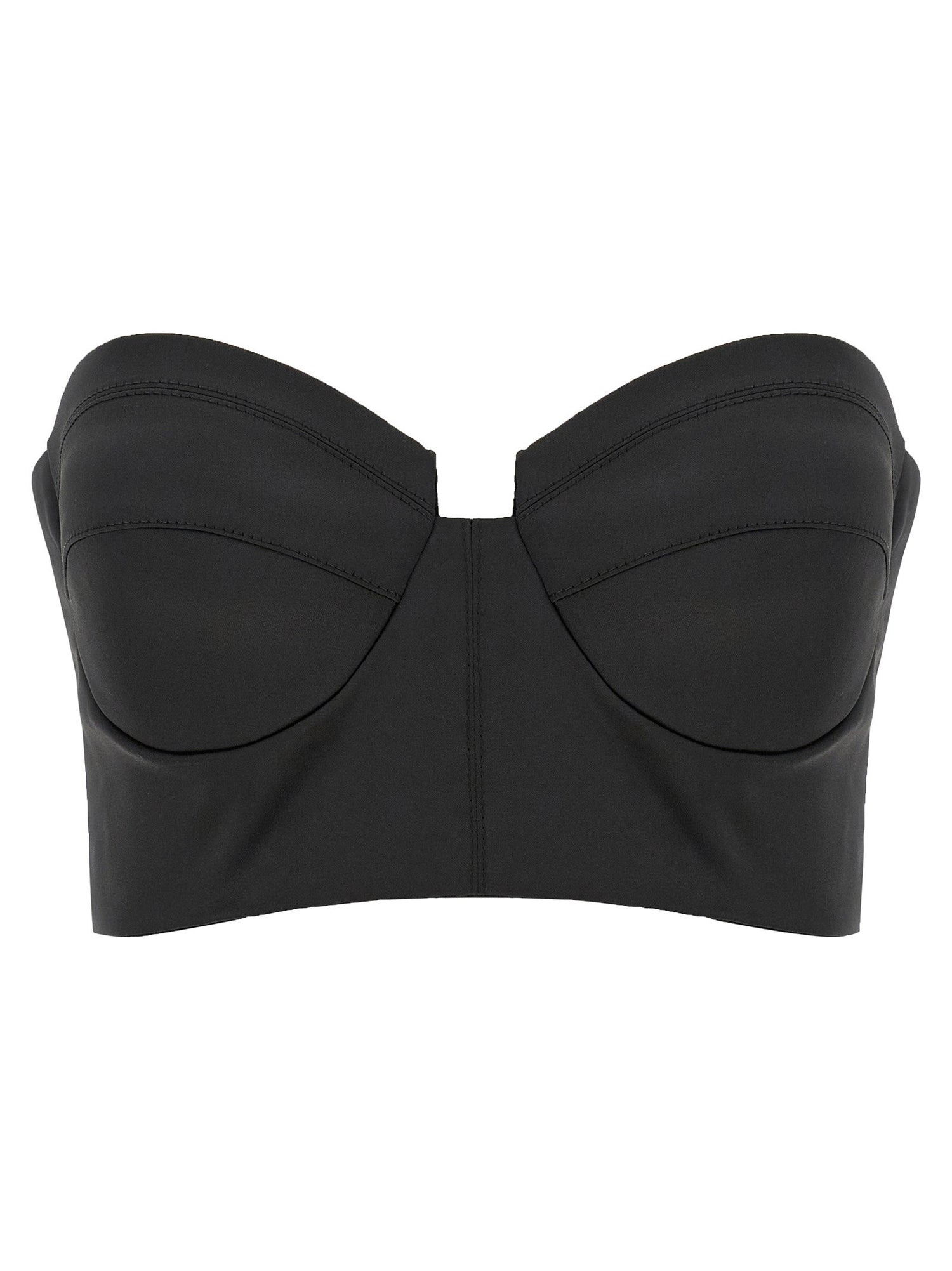 Elisabetta Franchi Bustier Top Black  