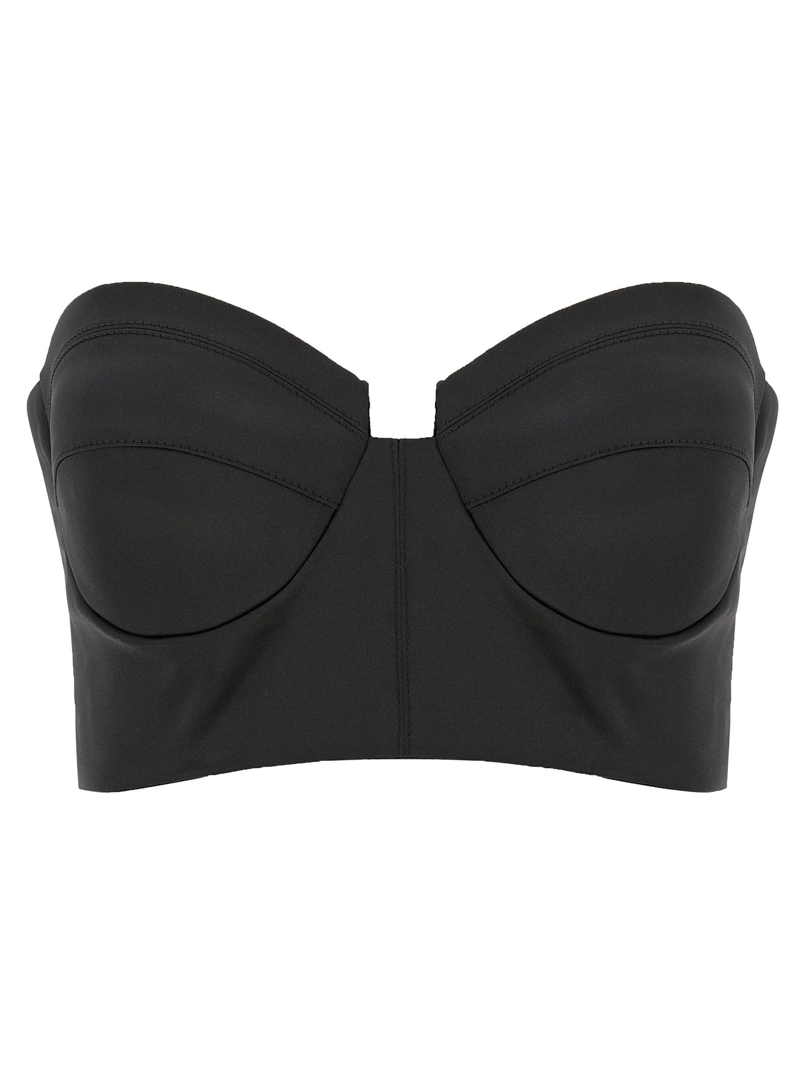 Elisabetta Franchi Bustier Top Black  