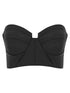 Elisabetta Franchi Bustier Top Black  