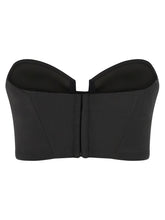 Elisabetta Franchi Bustier Top Black  