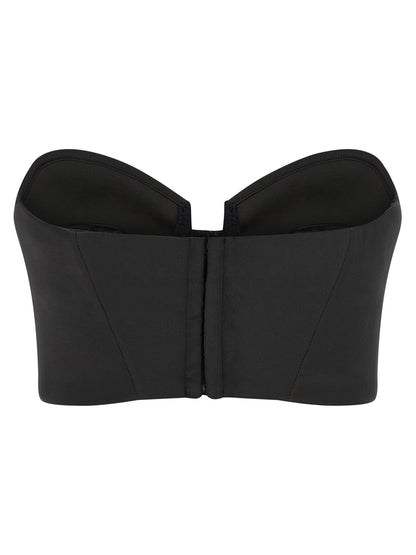 Elisabetta Franchi Bustier Top Black  