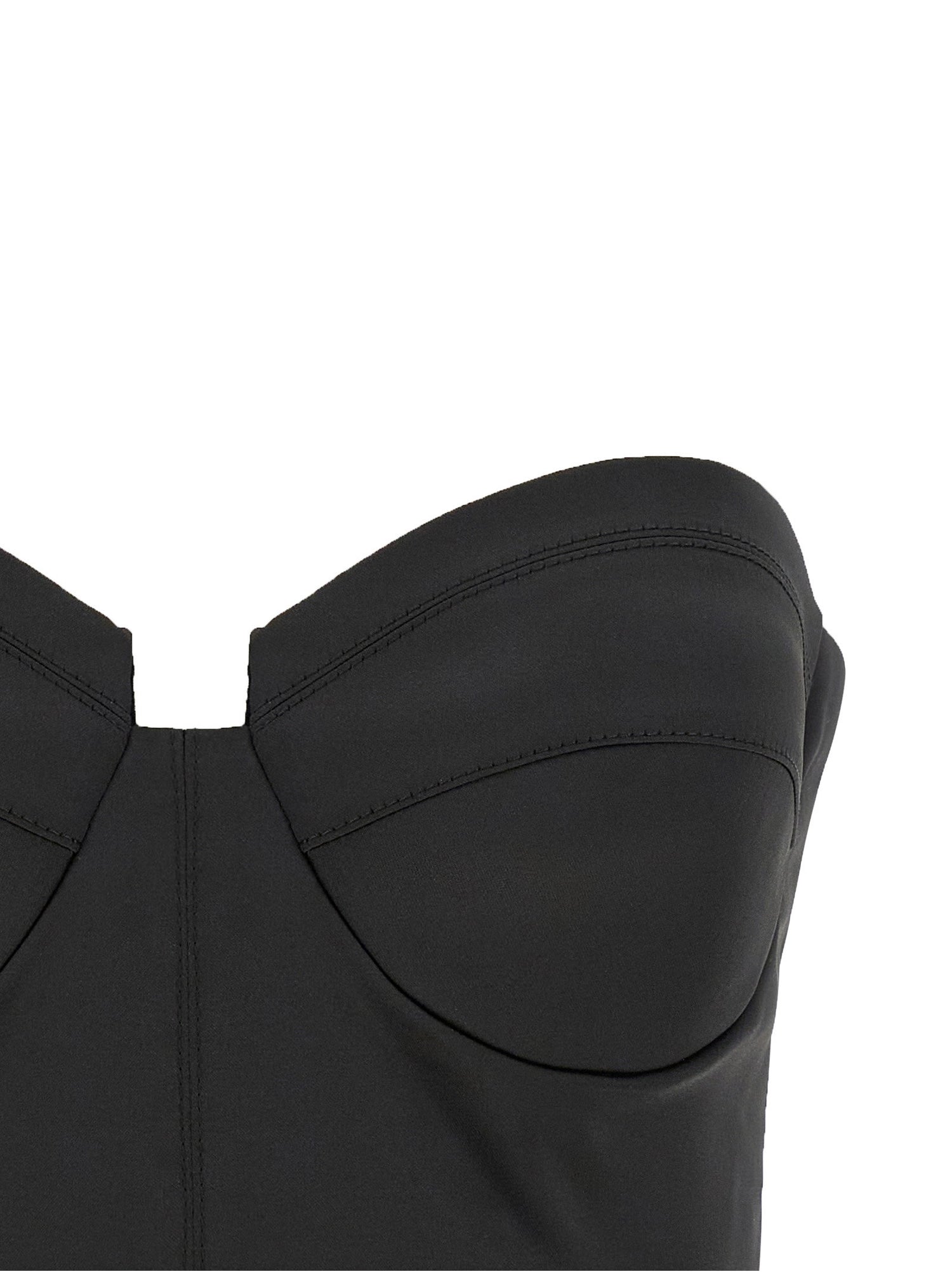 Elisabetta Franchi Bustier Top Black  