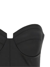Elisabetta Franchi Bustier Top Black  