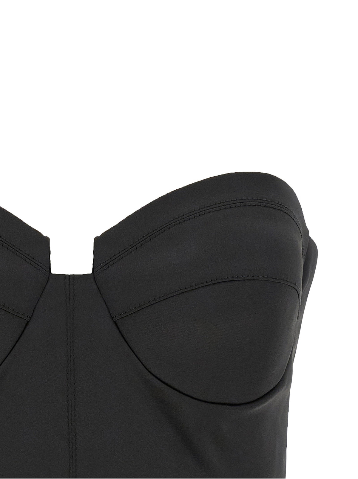 Elisabetta Franchi Bustier Top Black  
