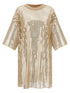 Fabiana Filippi Sequin Dress Beige