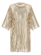 Fabiana Filippi Sequin Dress Beige