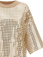 Fabiana Filippi Sequin Dress Beige